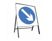 750mm Keep Right Sign